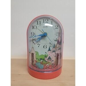 Vtg Bradley Disney Mickey Mouse Club Wind-Up animated musical alarm clock Parade
